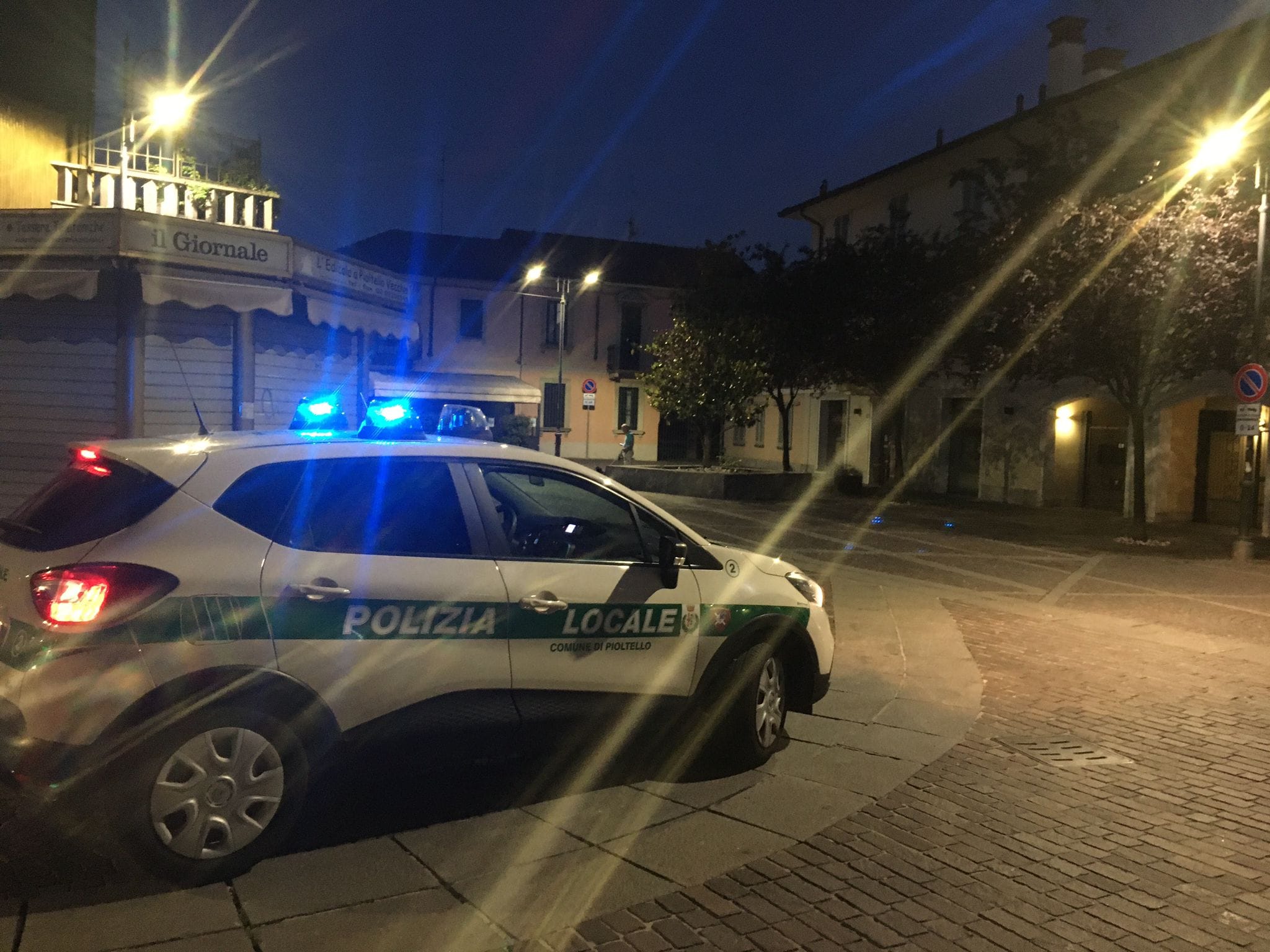 terzo turno Polizia locale Pioltello