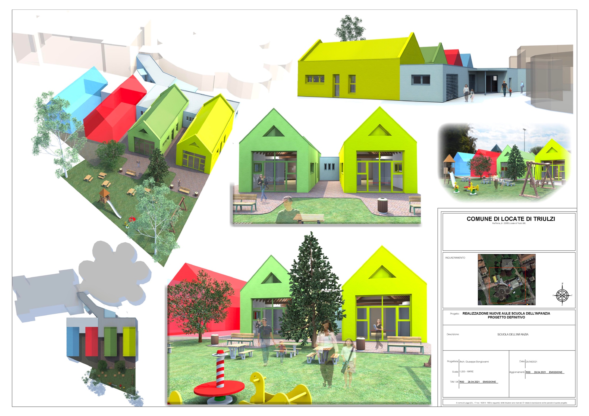 Rendering nuove aule Locate