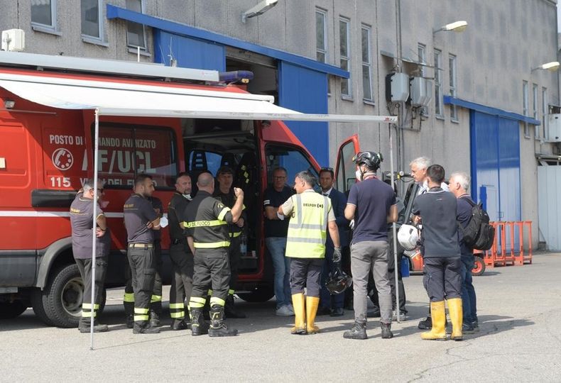 incendio nitrolchimica sesto u.