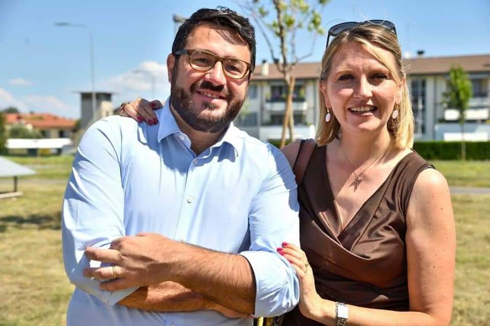 Il Vicesindaco Saimon Gaiotto e la Sindaca Ivonne Cosciotti