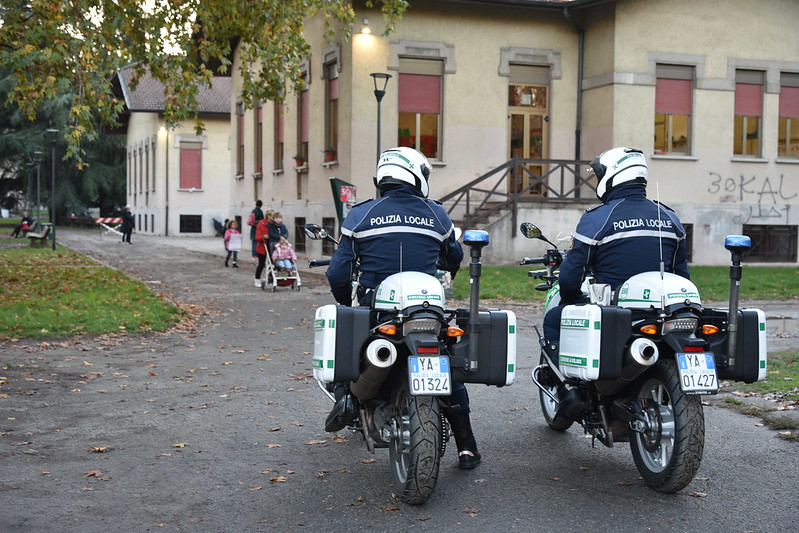 polizia locale parco Trotter