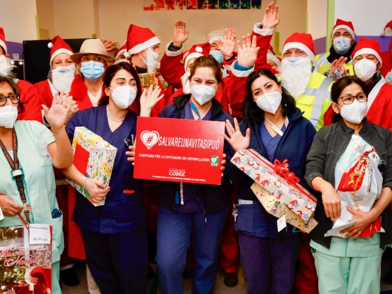 defibrillatore regalo