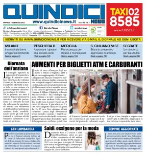 Quindici News Numero 1 del 10 gennaio 2023 Prima pagina