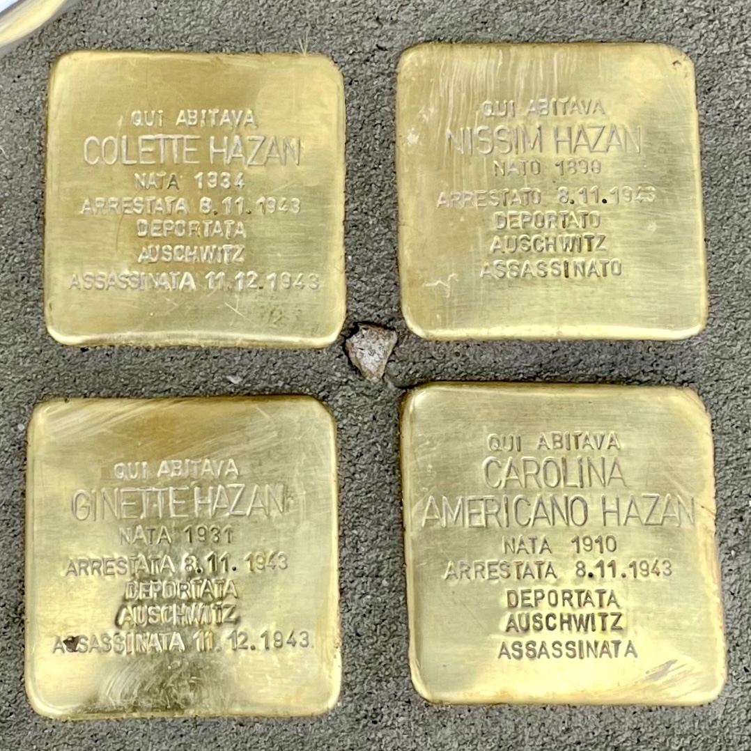 TREDICI NUOVE PIETRE D'INCIAMPO