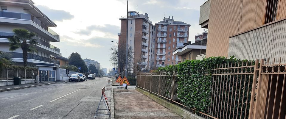 san giuliano lavori marciapiede
