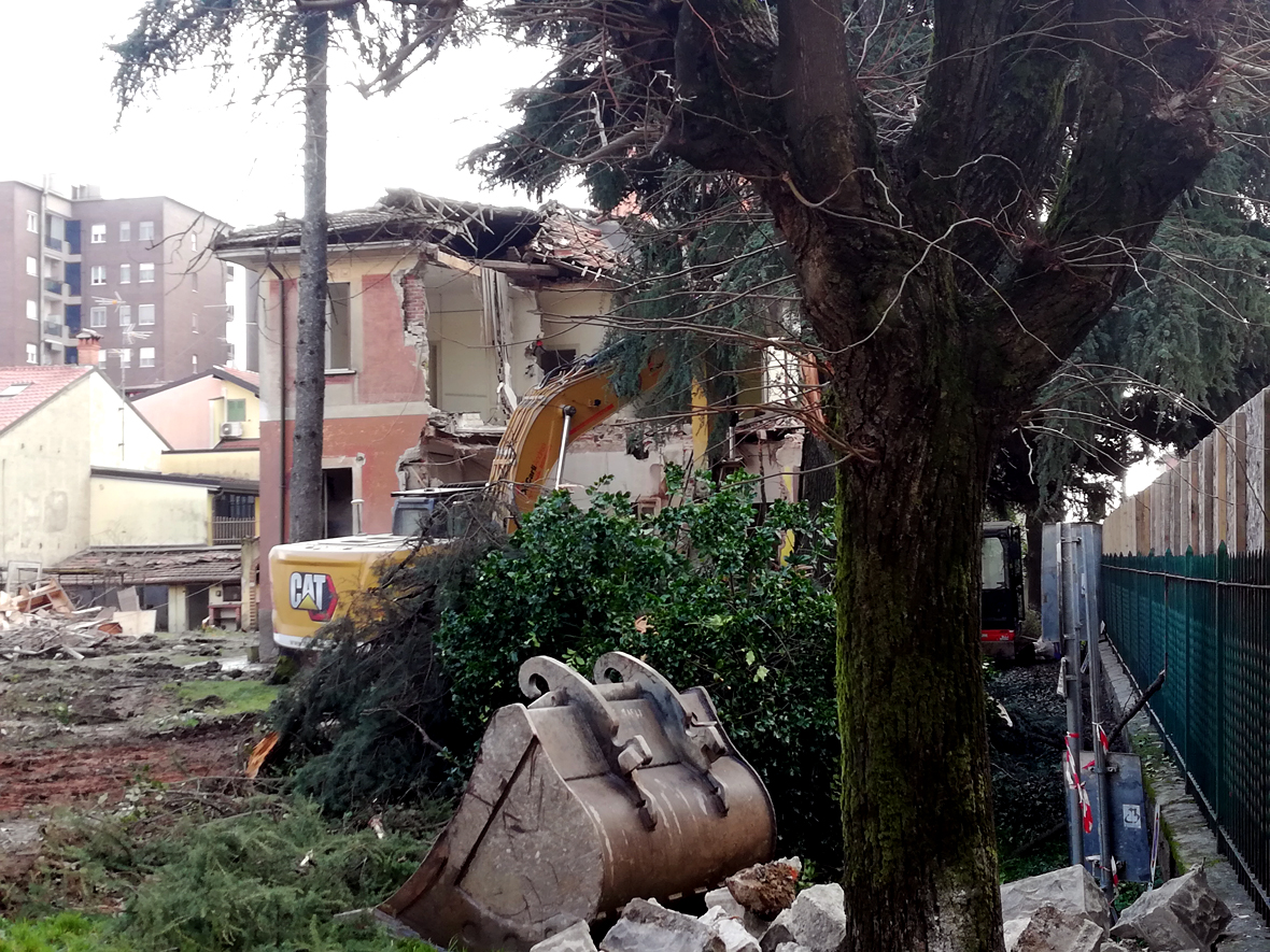 Villa Angelino, demolita, 21.2.2022