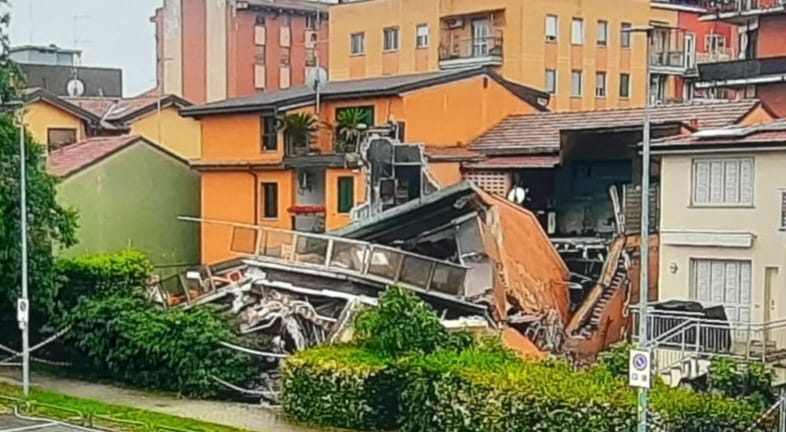 palazzina crollo san donato