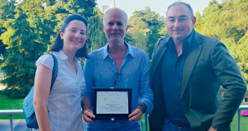 Tecnici del Comune Carlo Cerizza Elena Zanchetta, con Palmulli