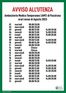ambulatorio medico temporaneo Rho