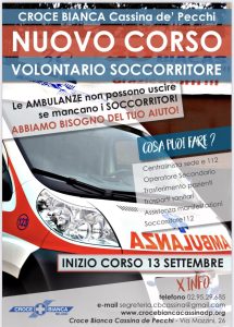 corso volontario soccorritore cassina