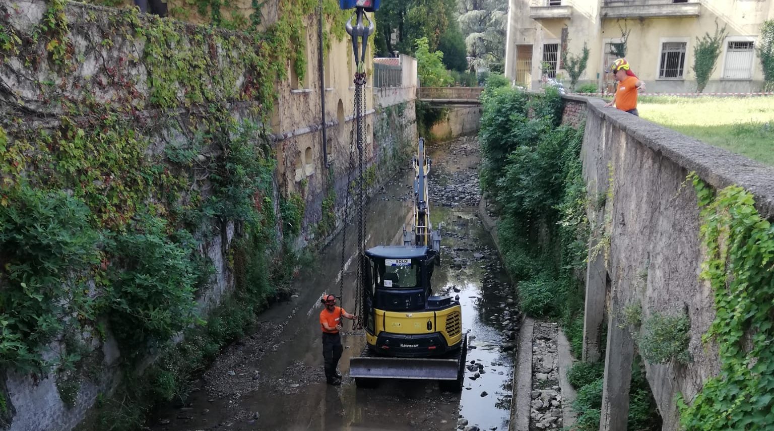 lavori torrente saronno