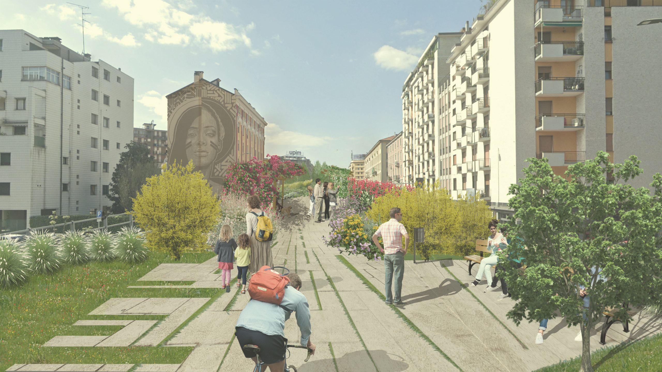 nuovo cavalcavia Corvetto rendering 01