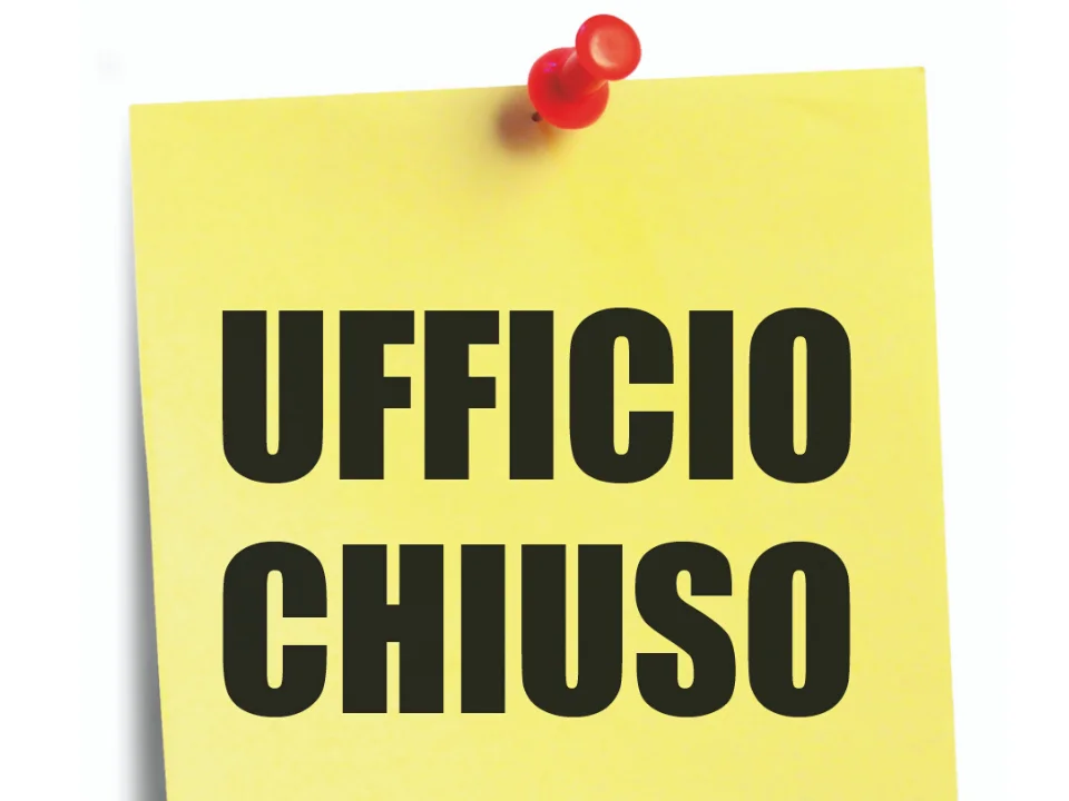 ufficio chiuso