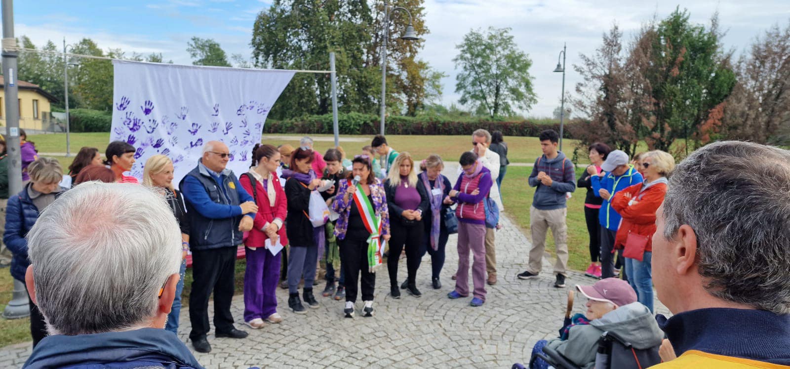 camminata viola cassina