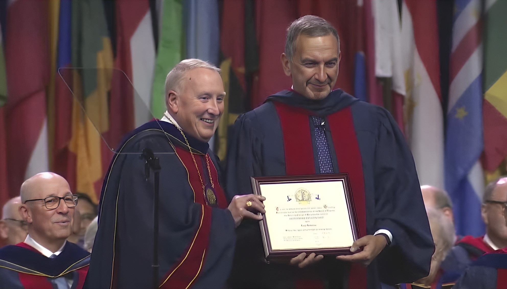 professor Bonavina - premiazione