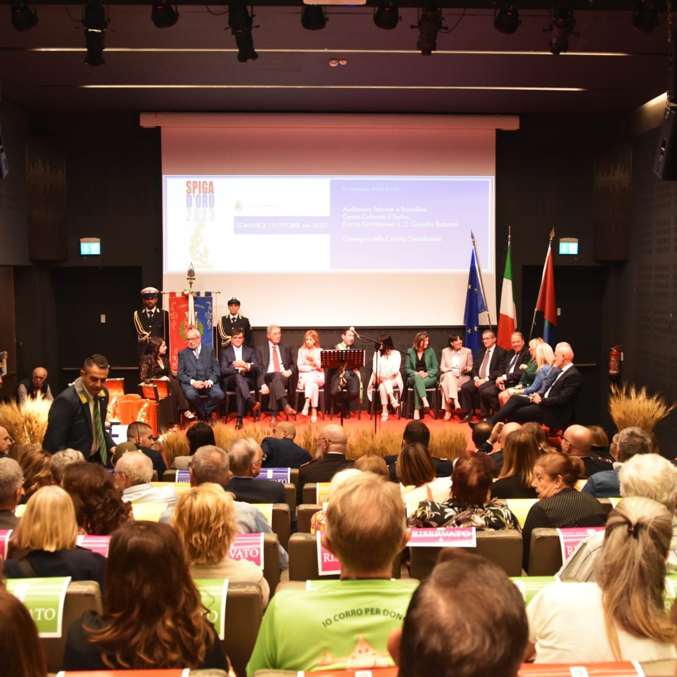 spiga oro cerimonia cinisello