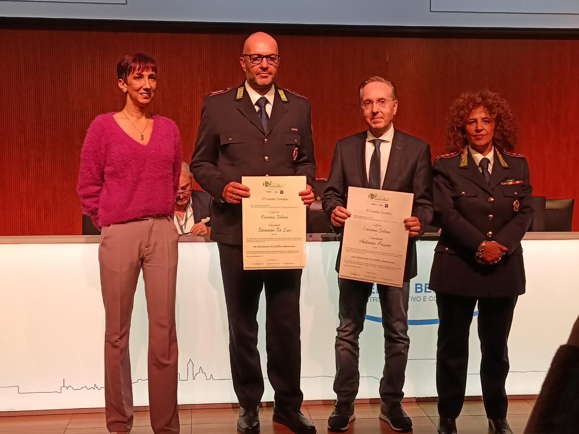 De Luca e Frisone premio Forum PL Bergamo