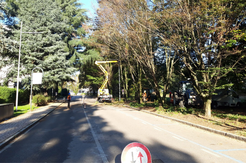 Lavori in via Jannozzi