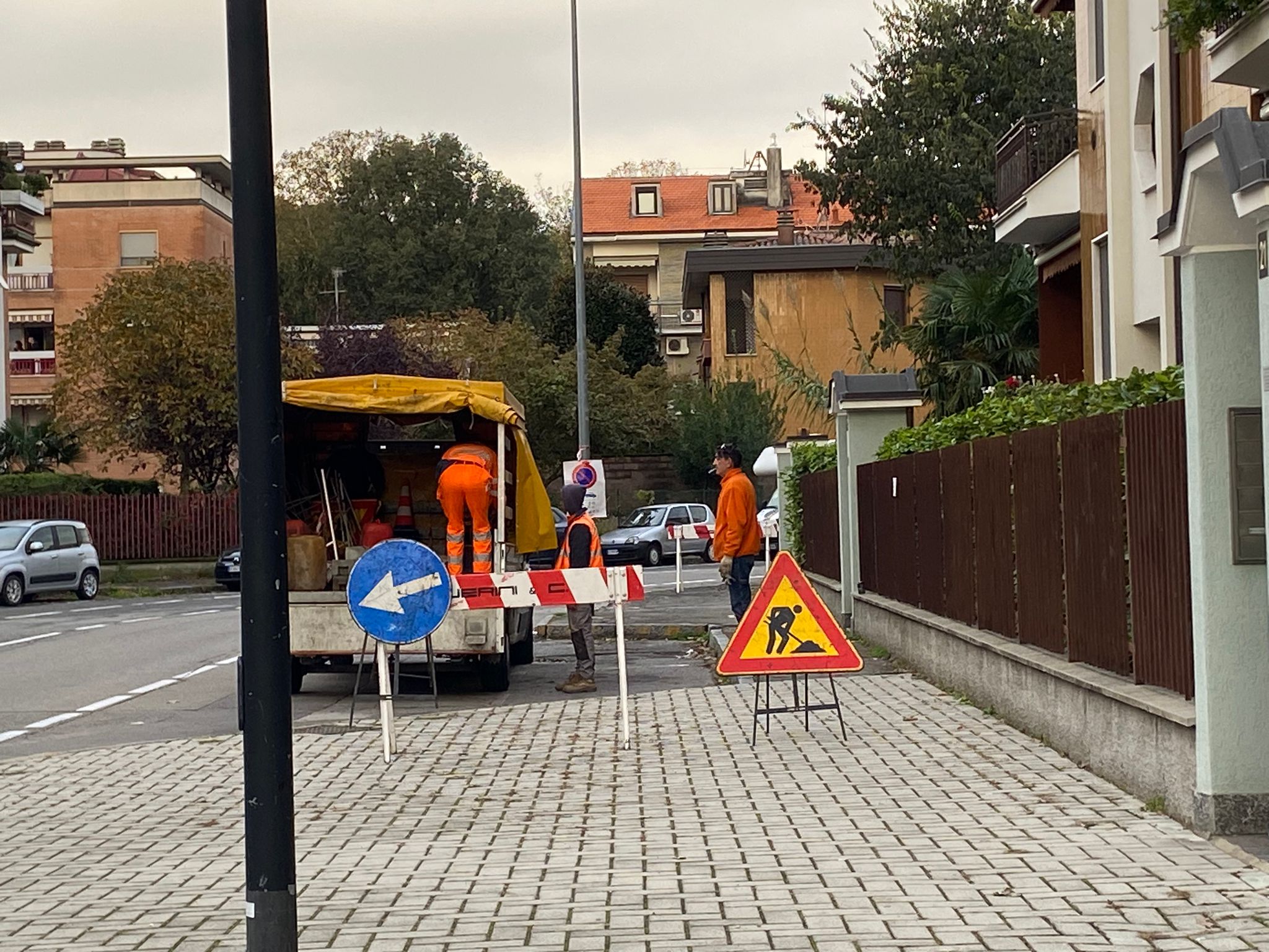 lavori via vespucci cormano