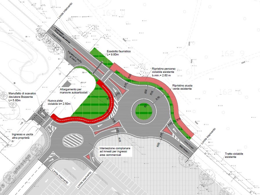 rotatoria corso Europa rho