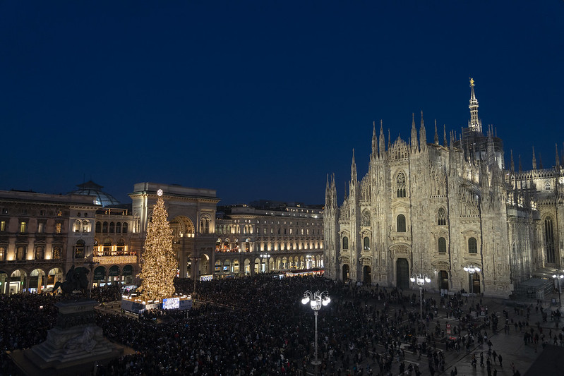 albero natale pza duomo