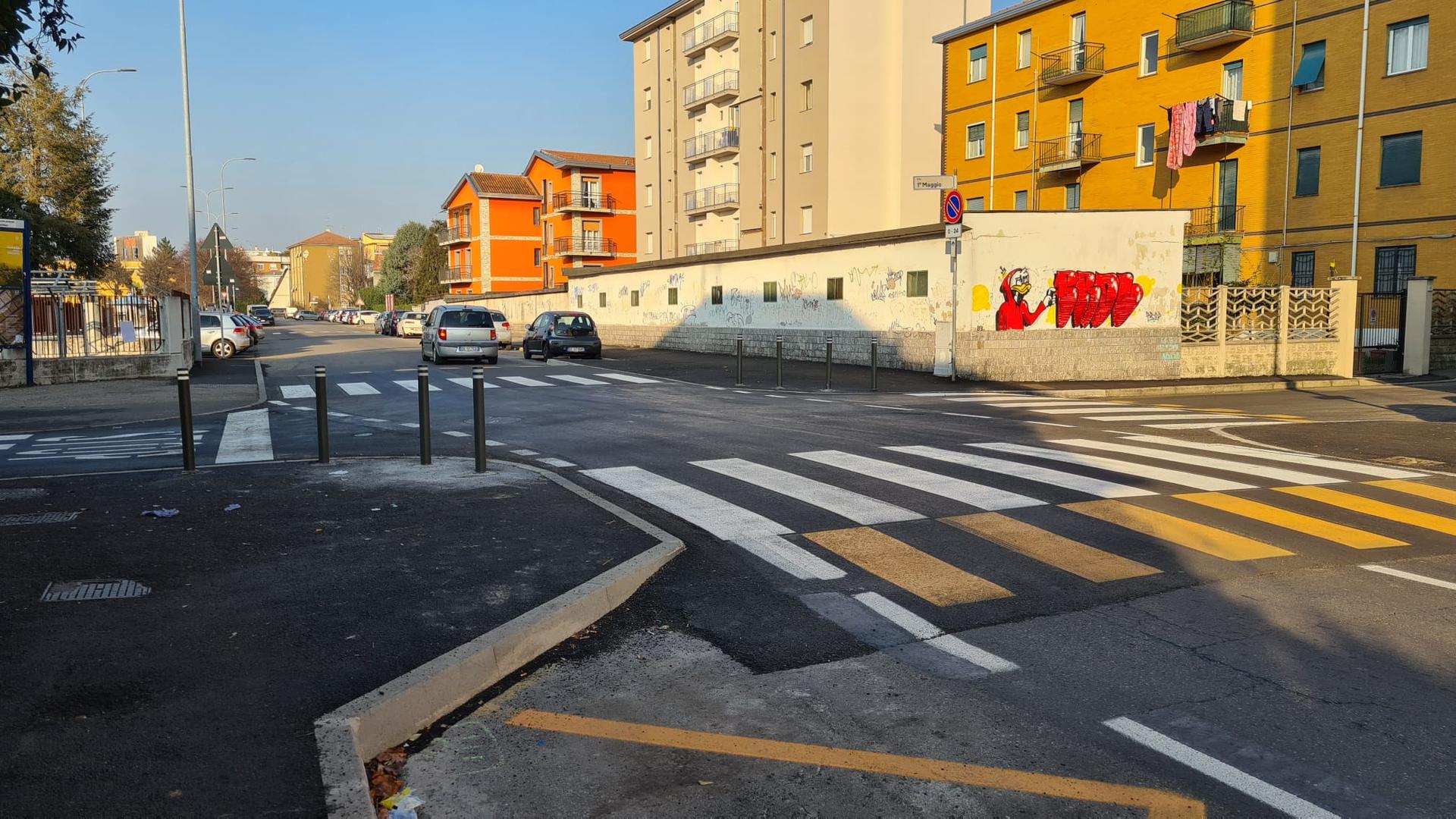 Dossi e marciapiedi rifatti 2024 rho