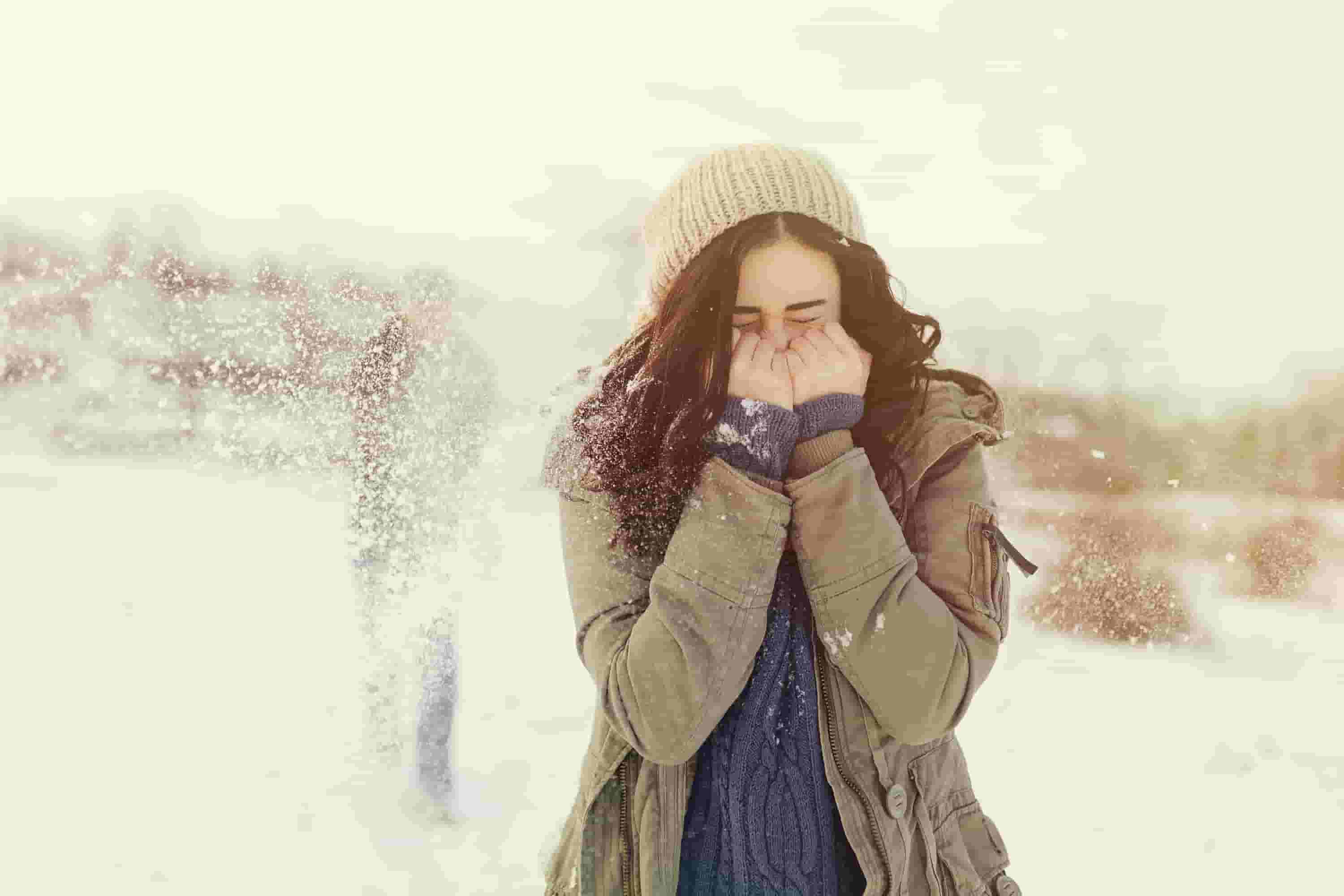 lacrimazione occhi inverno