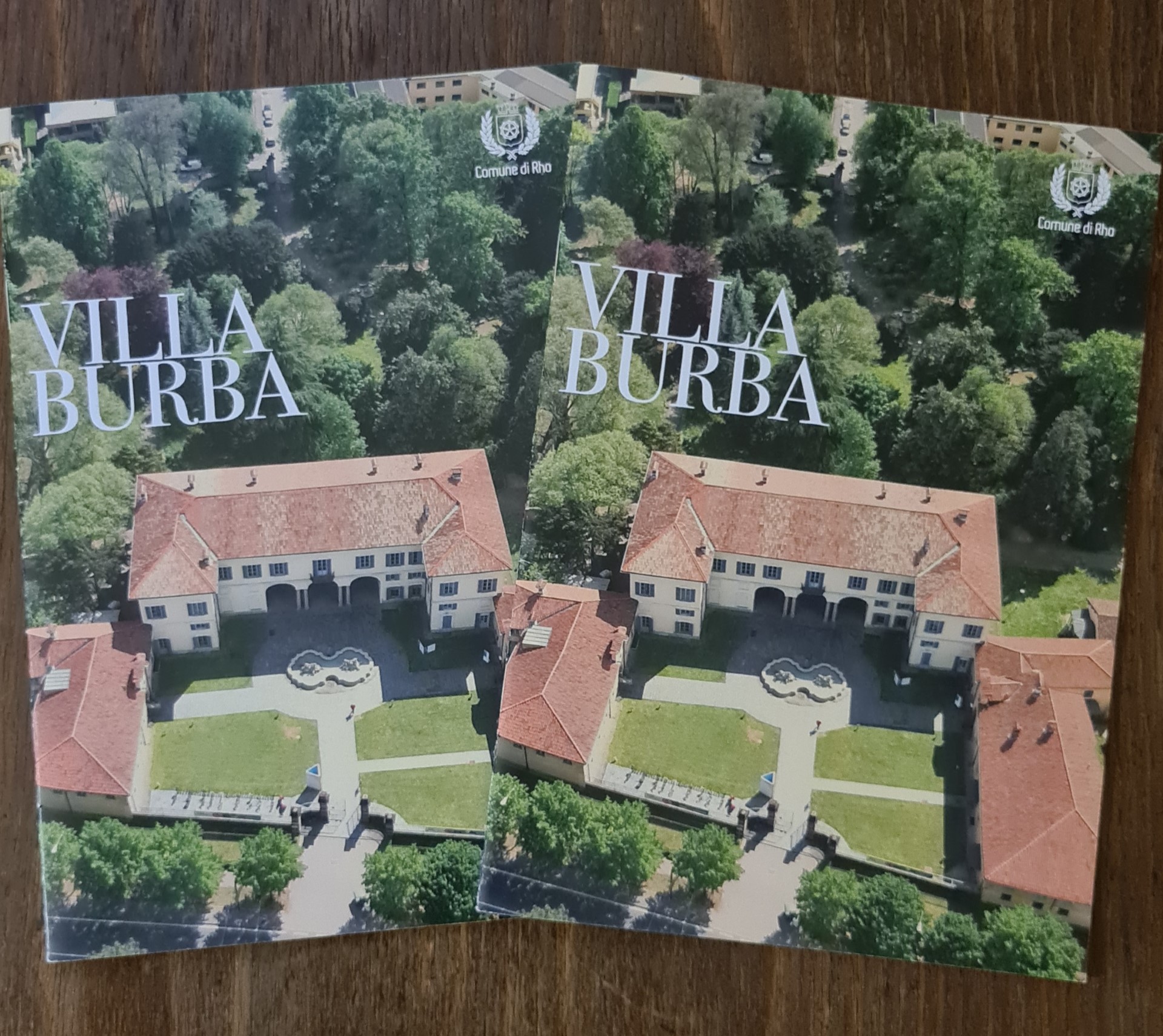 opuscolo villa burba