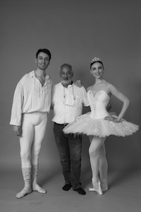 Ferdinando Cunsolo con Martina Arduino e Marco Agostino (Primi Ballerini della Scala)