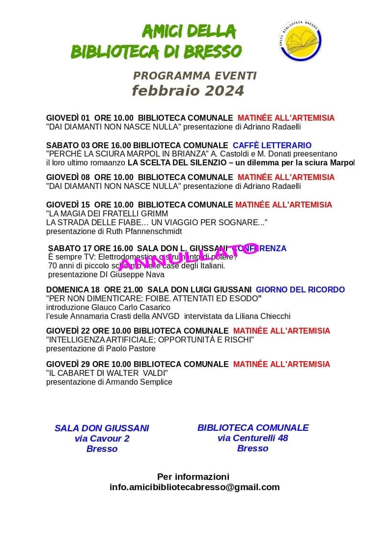 amici biblioteca bresso