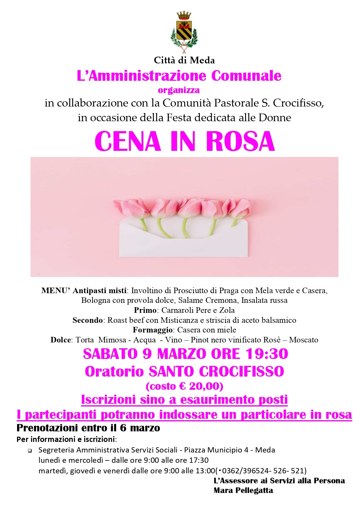 cena in rosa