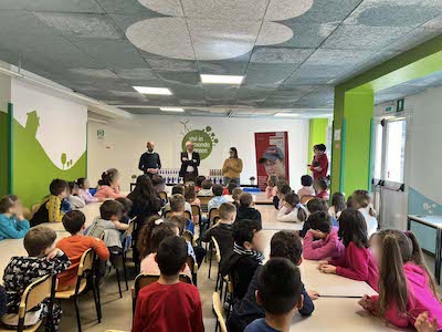 Consegna borracce Nerviano