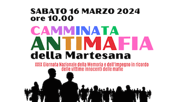 camminata antimafia martesana