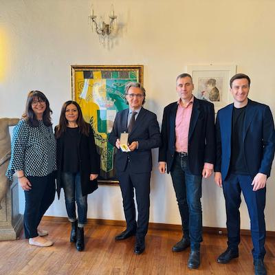 Raffaele Colonna, cittadino di Cologno Monzese che ha ricevuto recentemente la Stella al merito del Lavoro del Presidente della Repubblica.