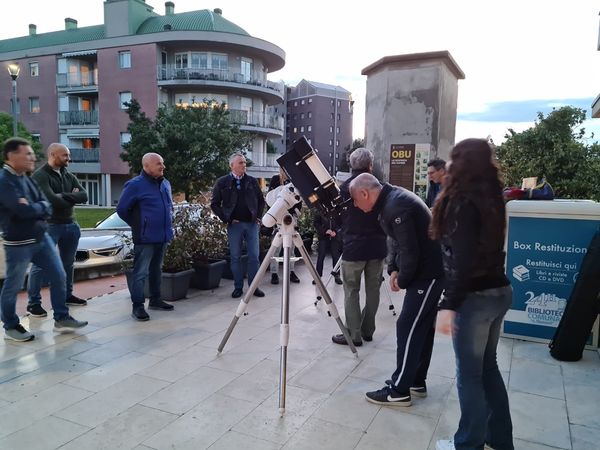 osservazione lunare pioltello