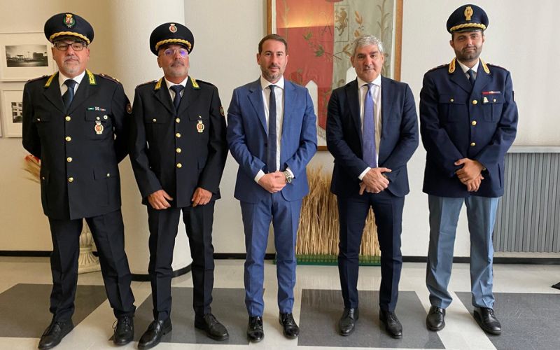 questore in visita a cinisello