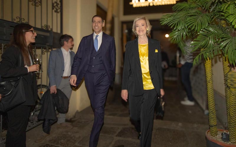 Nicola Spadafora e Letizia Moratti