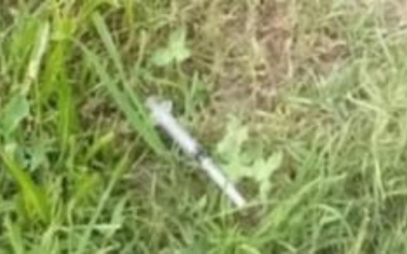 siringhe abbandonate