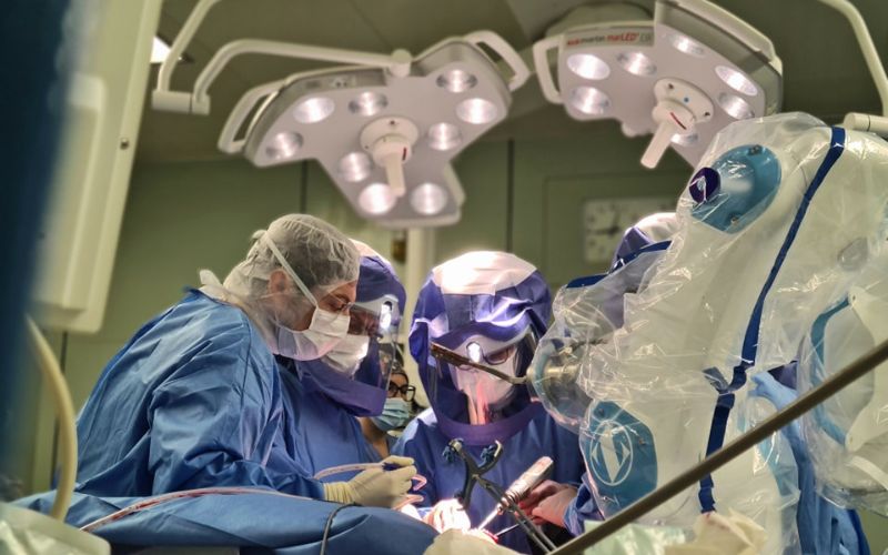 chirurgia robot bassini