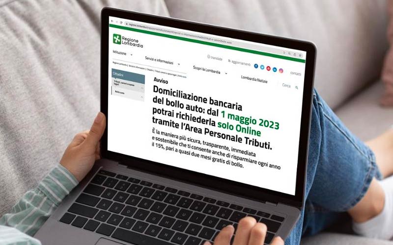 domiciliazione bollo auto