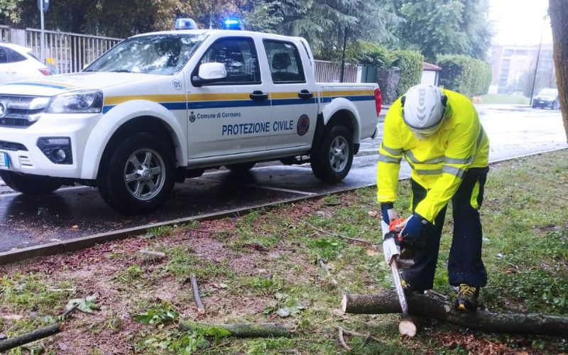 protezione civile cormano maltempo