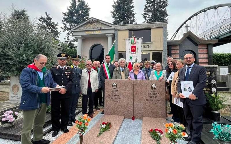 Cerimonia partigiani Mazzo di Rho