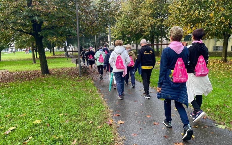 camminata rosa dresano