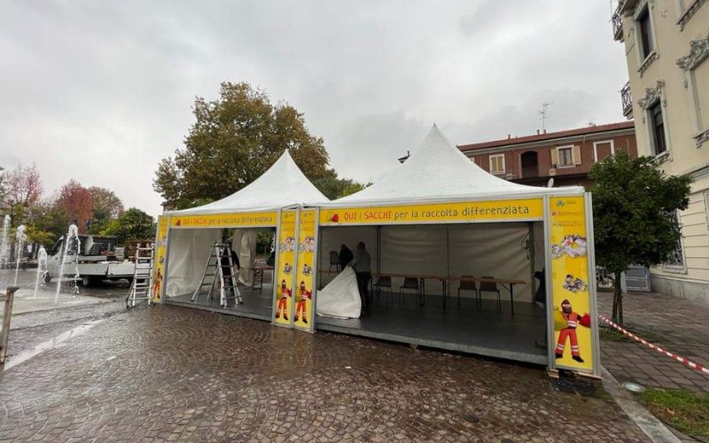 sacchi distribuzione monza raccolta differenziata