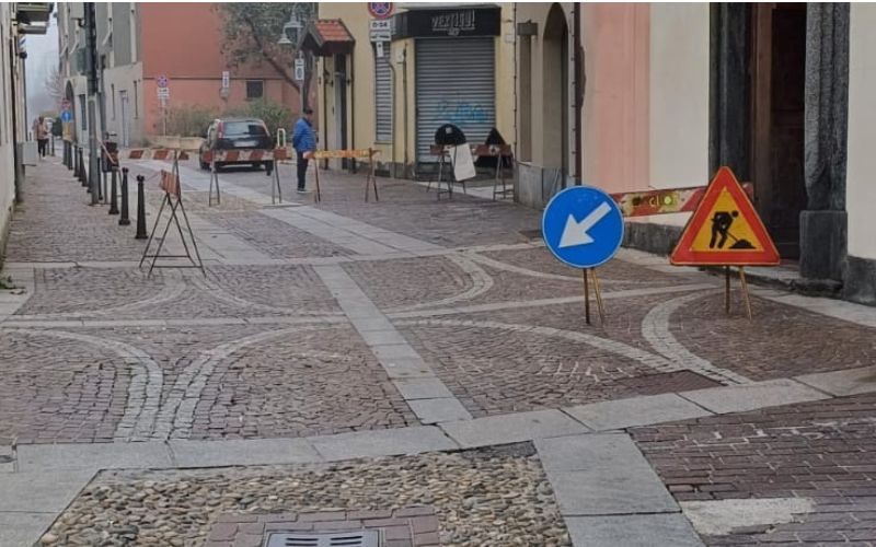 lavori via roma pioltello