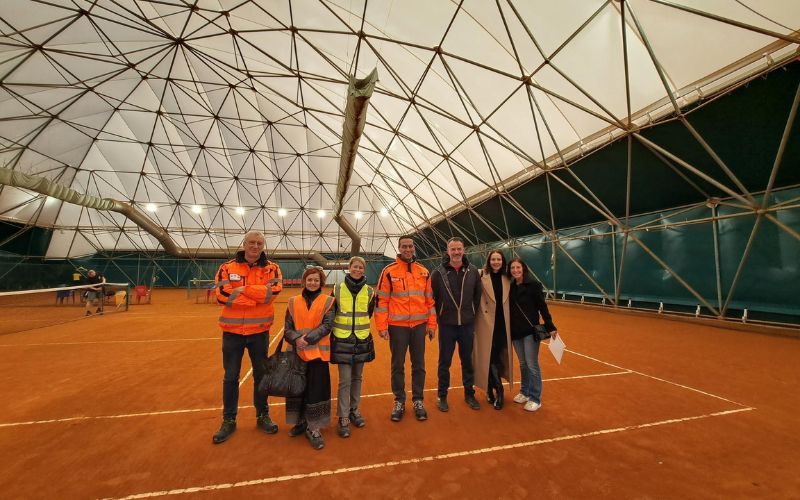 monitoraggio cantieri tennis rho