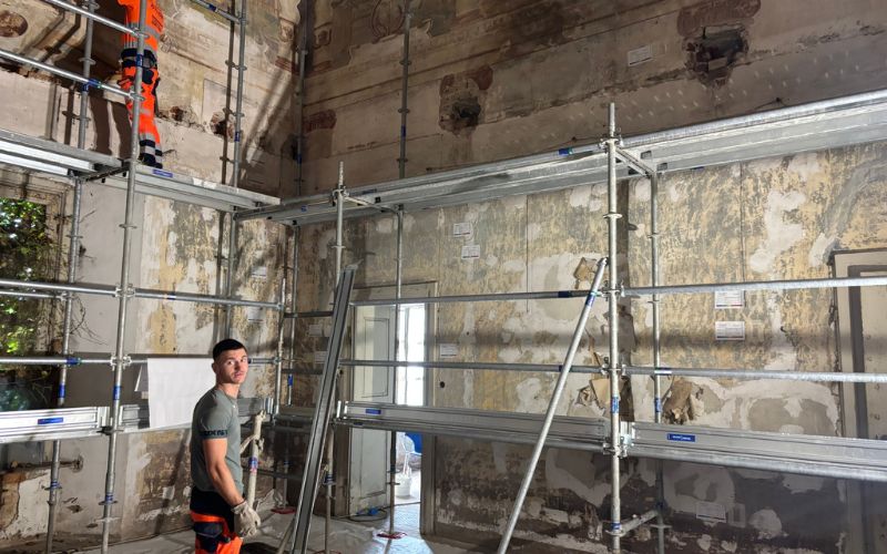 lavori castello mediceo melegnano