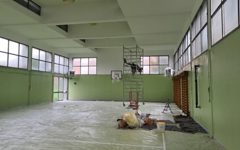 lavori palestra san giuliano