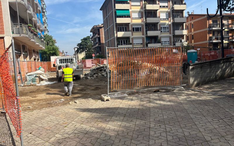 melegnano piazza lavori