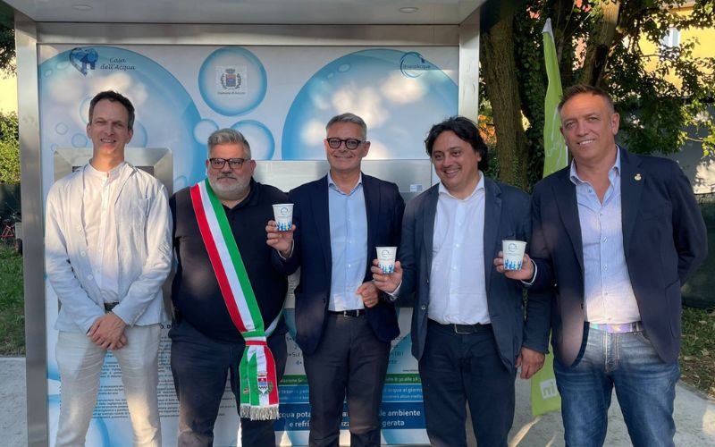 arcore brianzacque casetta inaugurazione